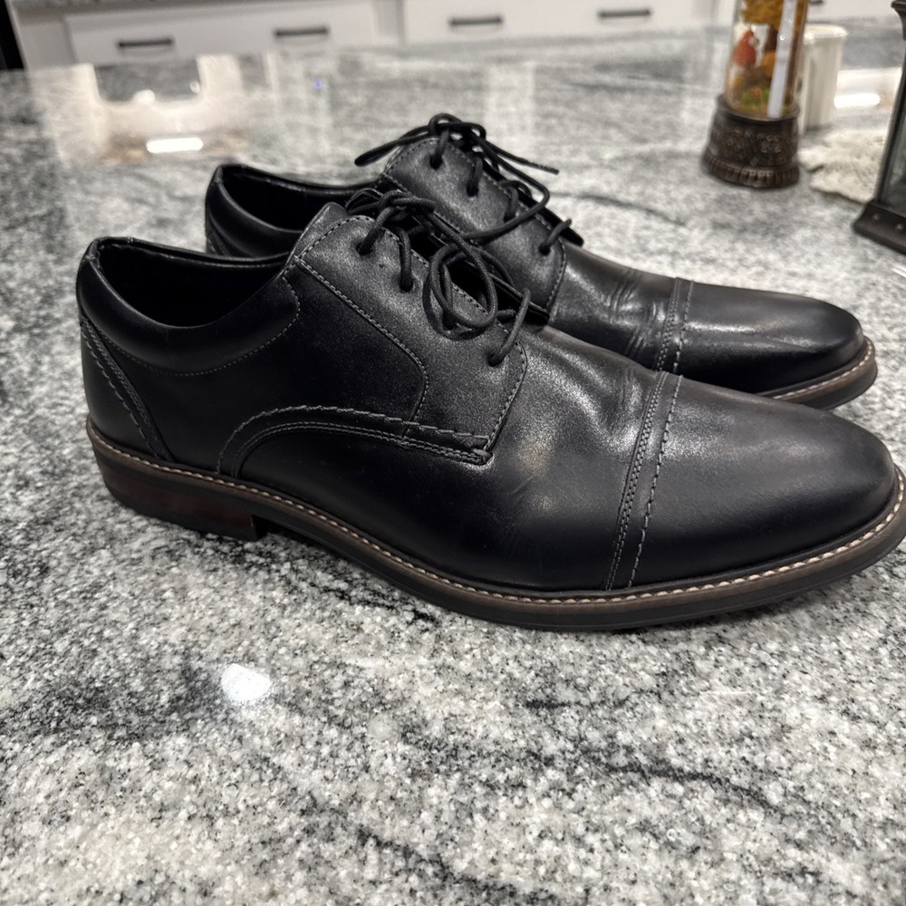 Nunn‎ Bush Men's Westfield Comfort Cap Toe Oxford  Size 13D Black 81423-001 - Picture 5 of 15